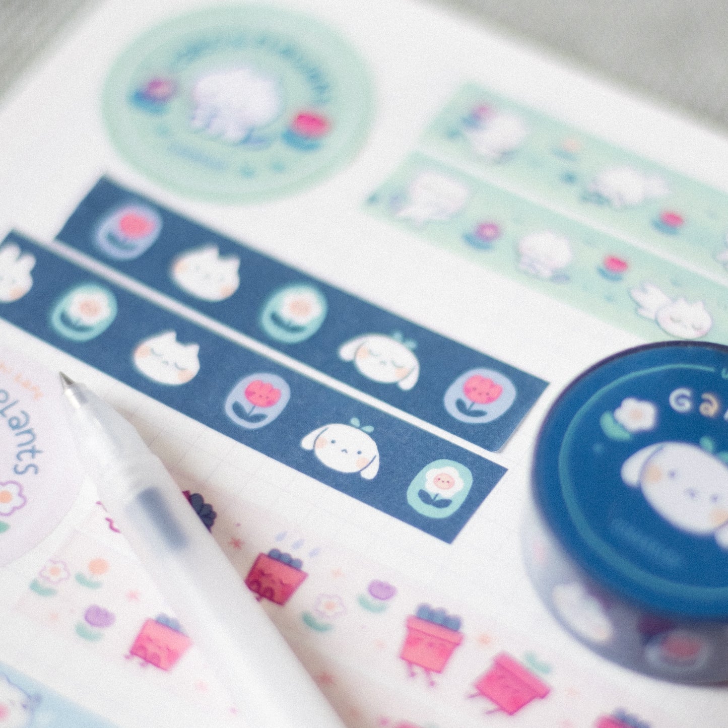 garden • washi tape