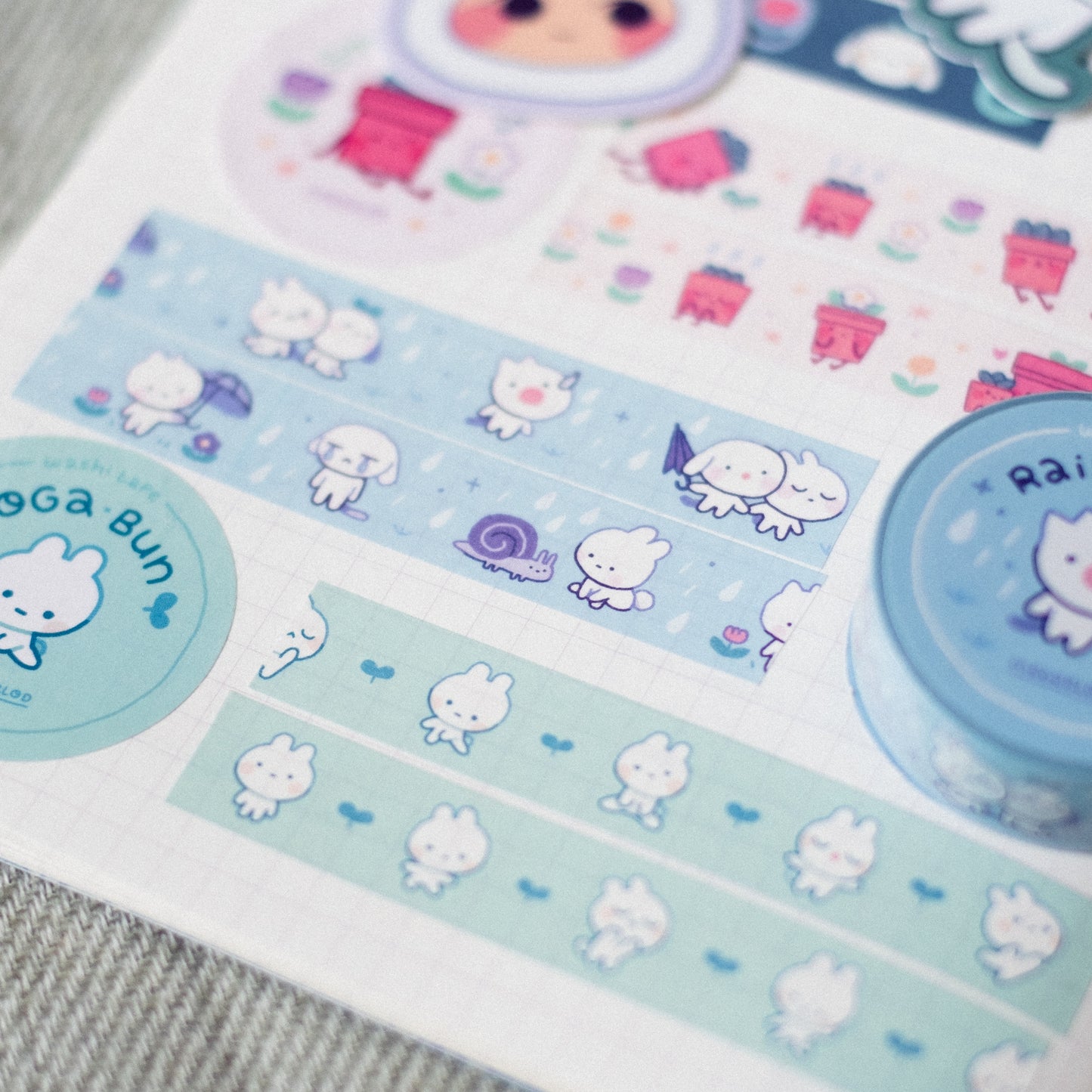 rainy day • washi tape