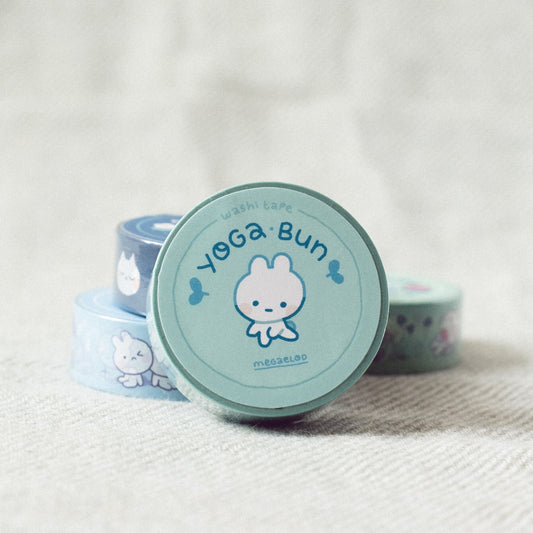 yoga bun • washi tape