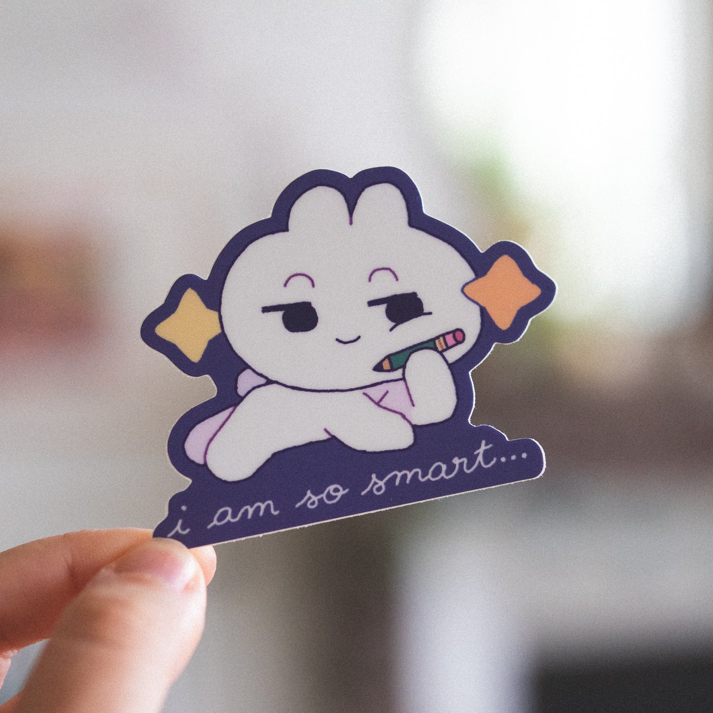 i am so smart... • large sticker