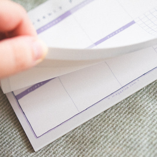 very smol weekly planner