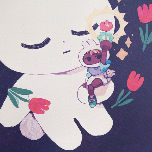 big bun • grand print carré