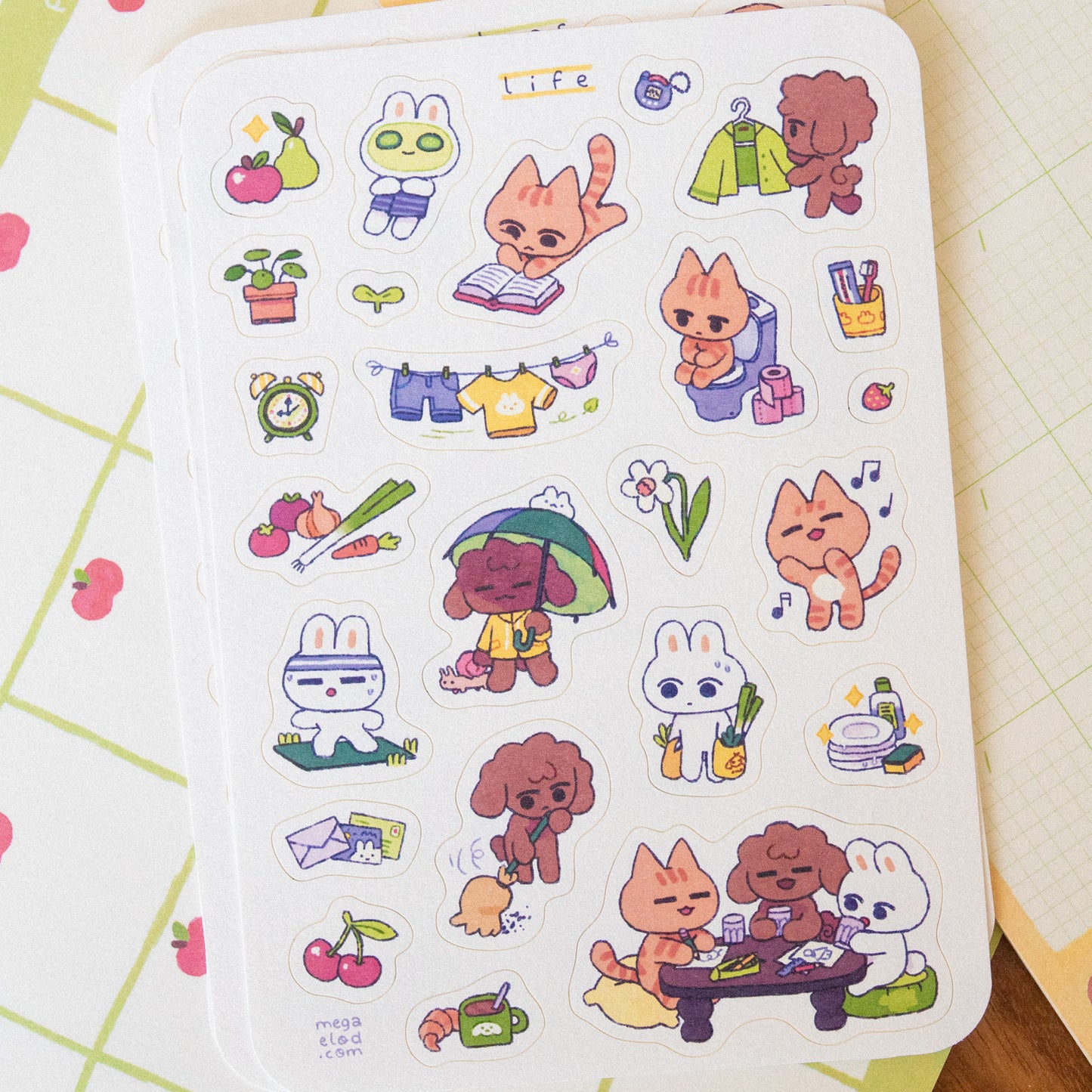 life • sticker sheet