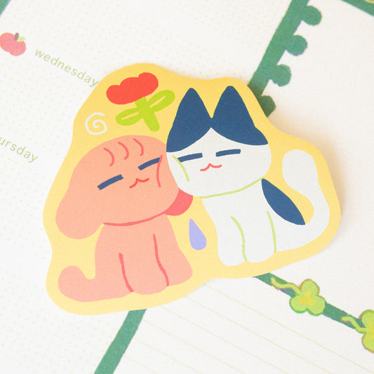 dogxcat • large sticker
