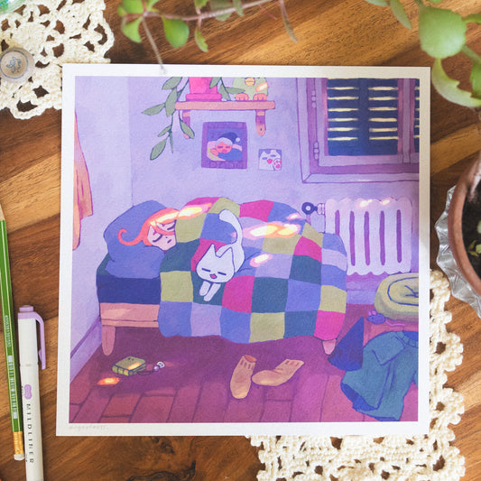 morning • square print