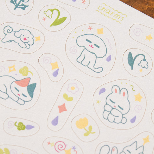 charms • sticker sheet