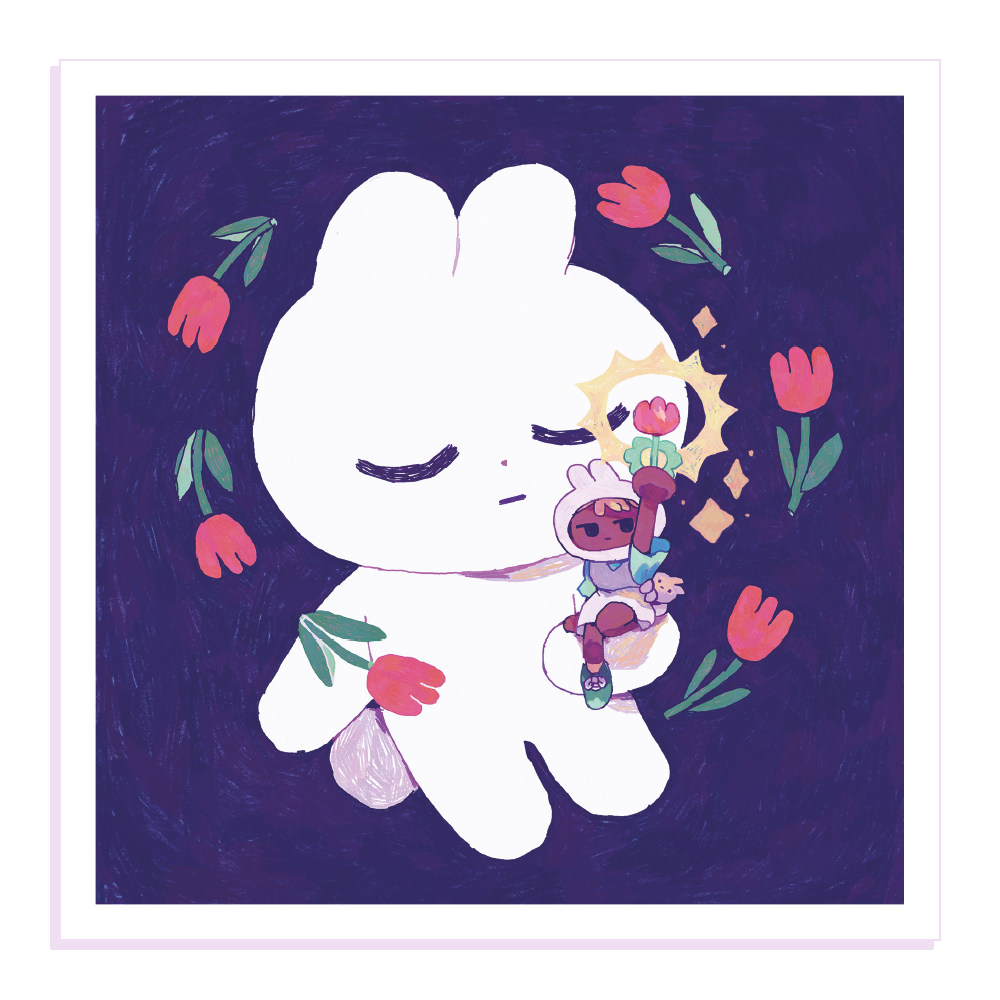 big bun • grand print carré