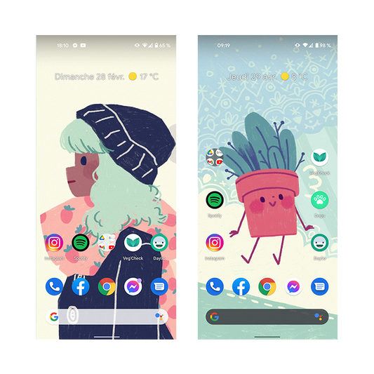 crayon · phone wallpaper bundle