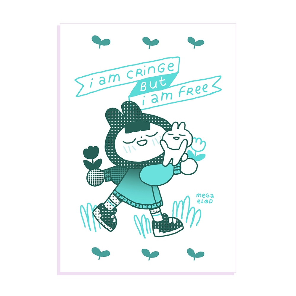 i am cringe • print riso A4