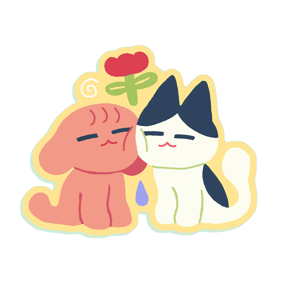dogxcat • sticker