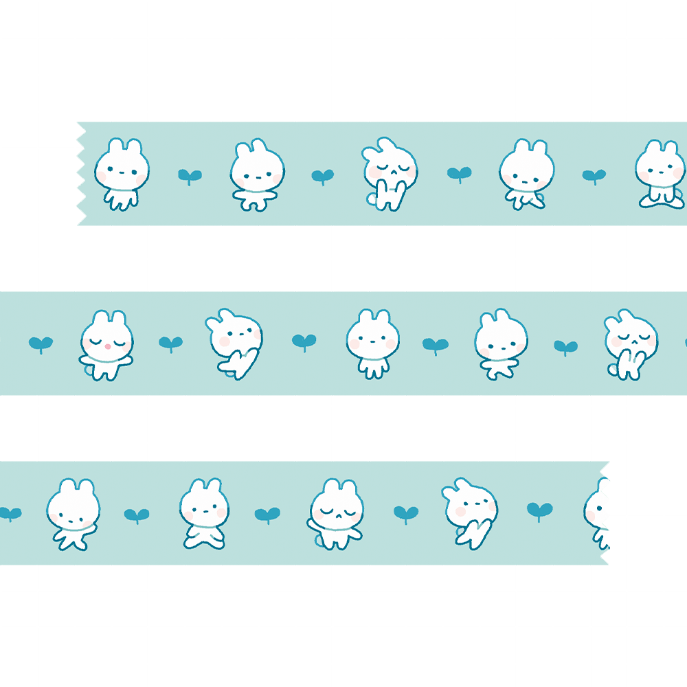 yoga bun • washi tape