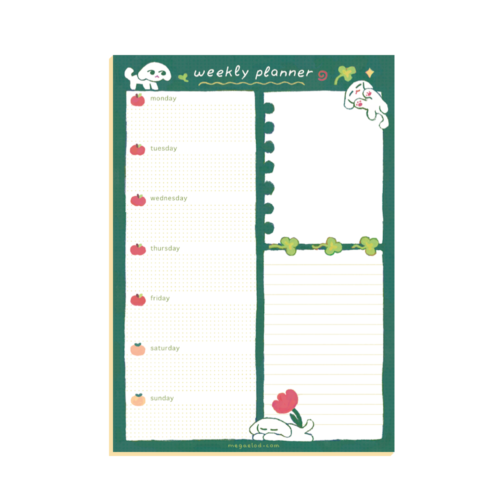 midsize weekly planner