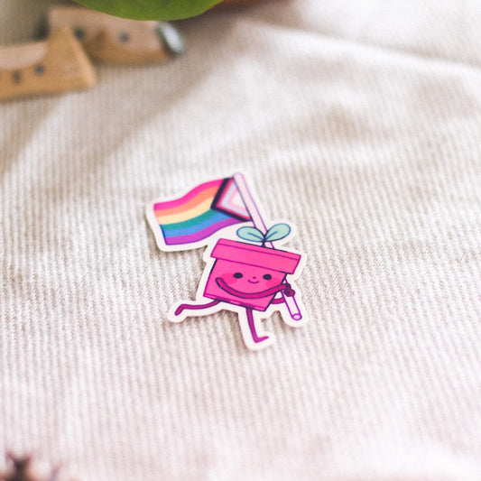 pride • clear sticker