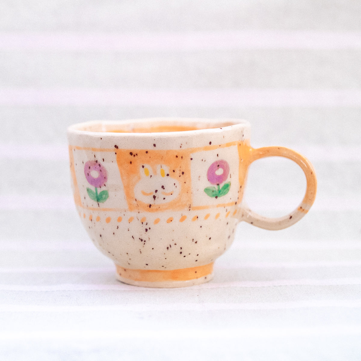 flowerbun orange · cup