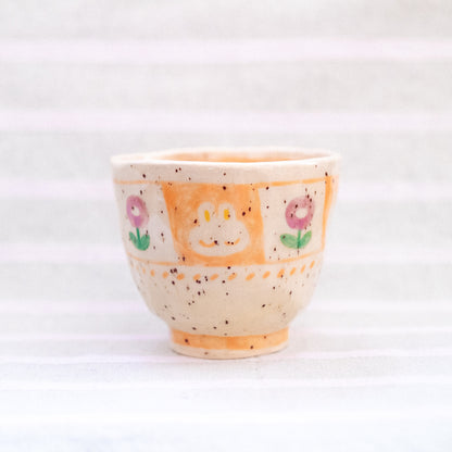 flowerbun orange · cup