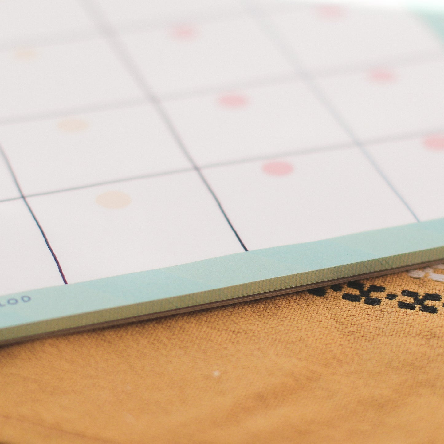 blue monthly planner