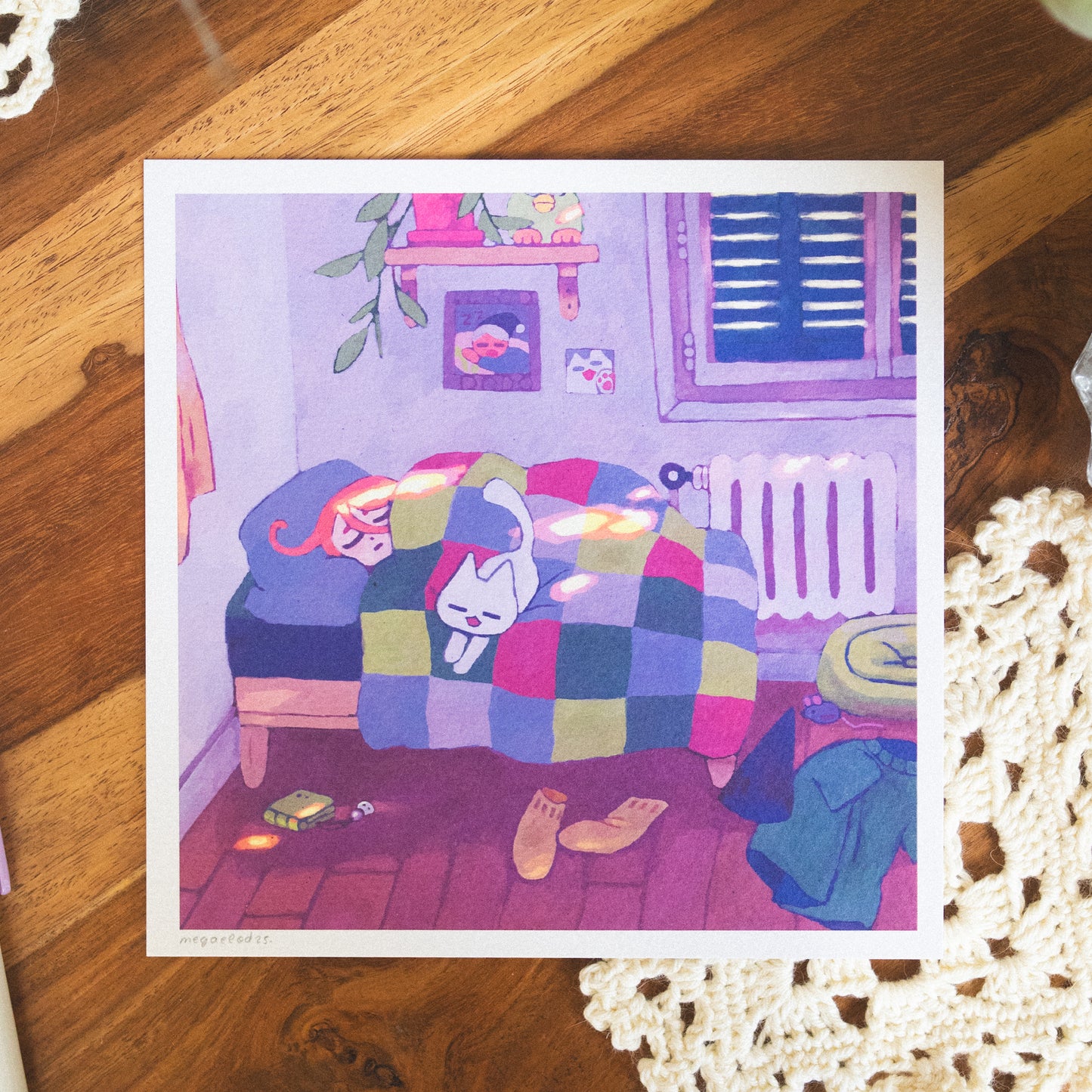 morning • square print