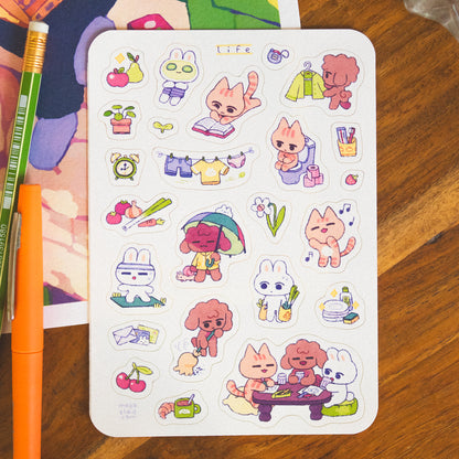 life • sticker sheet