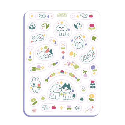 charms • sticker sheet