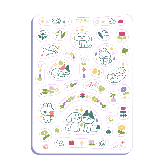 charms • sticker sheet