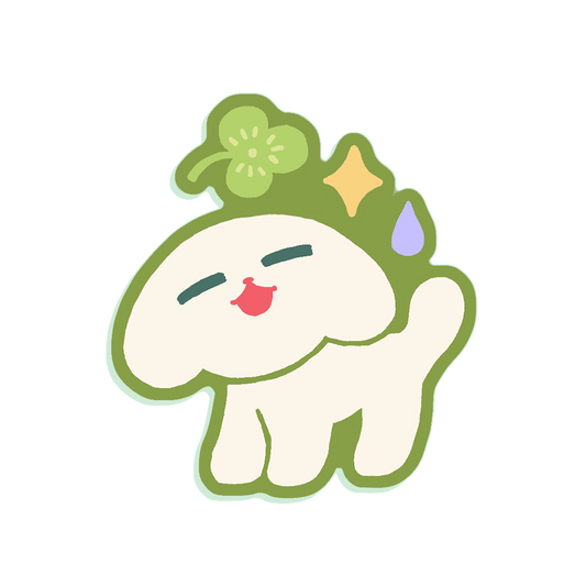 happy dog • sticker