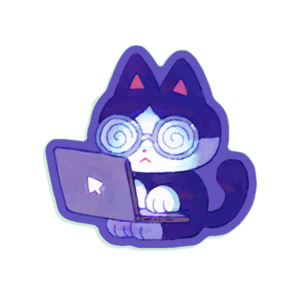 chat ordinateur • sticker