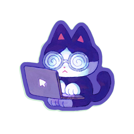 chat ordinateur • sticker