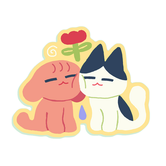 dogxcat • sticker